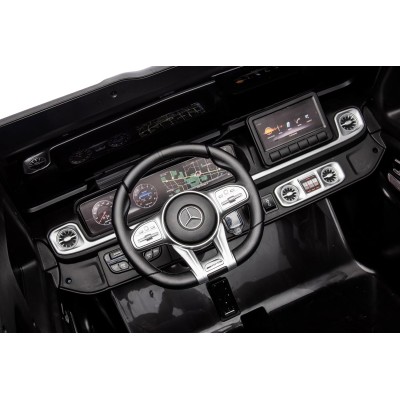 Mercedes AMG G63 Maxi 24V Auto Elettrica per Bambini 2 Posti con 4 Motori Telecomando Sedile in Pelle e Ruote in Gomma