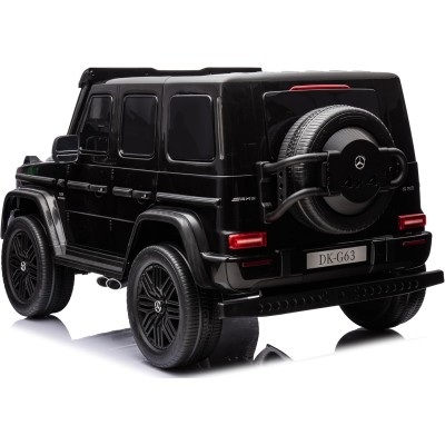 Mercedes AMG G63 Maxi 24V Auto Elettrica per Bambini 2 Posti con 4 Motori Telecomando Sedile in Pelle e Ruote in Gomma
