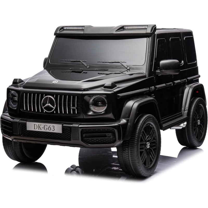 Mercedes AMG G63 Maxi 24V Auto Elettrica per Bambini 2 Posti con 4 Motori Telecomando Sedile in Pelle e Ruote in Gomma