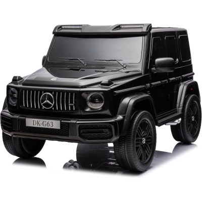 Mercedes AMG G63 Maxi 24V Auto Elettrica per Bambini 2 Posti con 4 Motori Telecomando Sedile in Pelle e Ruote in Gomma