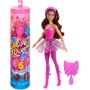 Mattel HRK17 Barbie Color Reveal Serie Ballerina Barbie Balletcore con 6 accessori a sorpresa ed effetto cambia colore