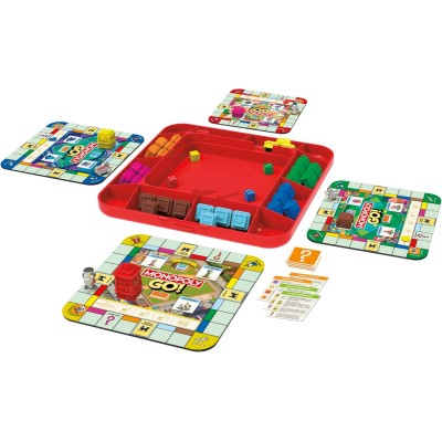 Hasbro G1291 Monopoly Go! Gioco da tavolo Versione italiana con codice per pedina esclusiva nell'App