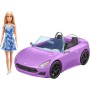 Mattel HBY29 Barbie Auto decappottabile viola con Barbie