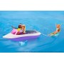 Mattel HJK58 Barbie Mermaid Power Playset con 2 Bambole Malibu e Brooklyn e Barca per 4 Bambole con Accessori Inclusi