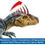 Mattel HTK78 Jurassic World Predatori Giganti Neovenator 35cm con azione d'attacco cresta evoluta e dettagli realistici