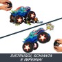 Mattel JBD90 Hot Wheels Monster Trucks Mega-Wrex R/C truck in scala 1:15 con 3 modalità di gioco luci e suoni interattivi