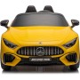 Mercedes SL 63 AMG Auto Elettrica 12V Macchina per Bambini 2 Posti con Sedile in Pelle Telecomando Bluetooth Ruote in Gomma