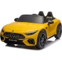 Mercedes SL 63 AMG Auto Elettrica 12V Macchina per Bambini 2 Posti con Sedile in Pelle Telecomando Bluetooth Ruote in Gomma
