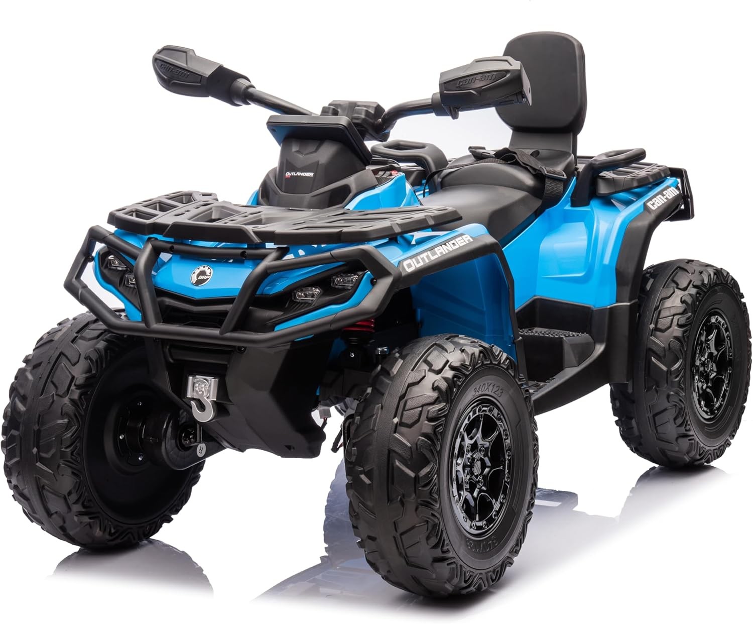 Can-Am Renegade 24V Quad Elettrico per Bambini a 2 Posti ATV con Ruote in Gomma - Foto 28 di 41