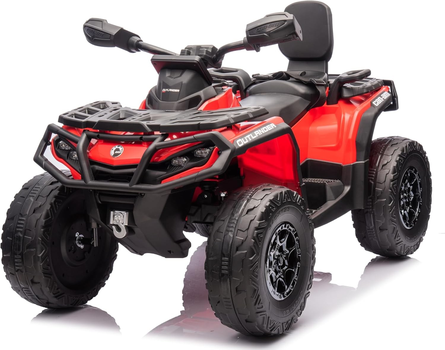 Can-Am Renegade 24V Quad Elettrico per Bambini a 2 Posti ATV con Ruote in Gomma - Foto 13 di 41