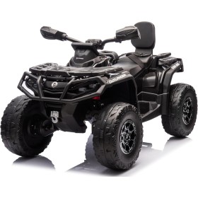 Can-Am Renegade 24V Quad Elettrico per Bambini a 2 Posti ATV con Ruote in Gomma 4 Motori Cinture di Sicurezza Can-Am Renegade 24V Quad Elettrico per Bambini a 2 Posti ATV con Ruote in Gomma 4 Motori Cinture di Sicurezza