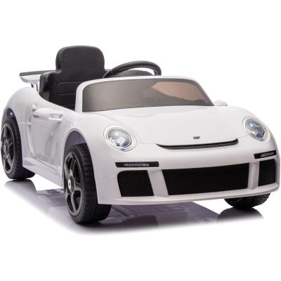Macchina Elettrica per Bambini Porsche Ruf Ctr3 Telecomandata con Cintura di Sicurezza a 5 Punti Porte Apribili 12V