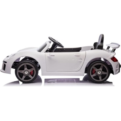 Macchina Elettrica per Bambini Porsche Ruf Ctr3 Telecomandata con Cintura di Sicurezza a 5 Punti Porte Apribili 12V