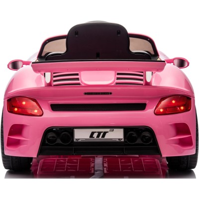 Macchina Elettrica per Bambini Porsche Ruf Ctr3 Telecomandata con Cintura di Sicurezza a 5 Punti Porte Apribili 12V