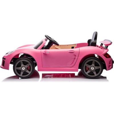 Macchina Elettrica per Bambini Porsche Ruf Ctr3 Telecomandata con Cintura di Sicurezza a 5 Punti Porte Apribili 12V