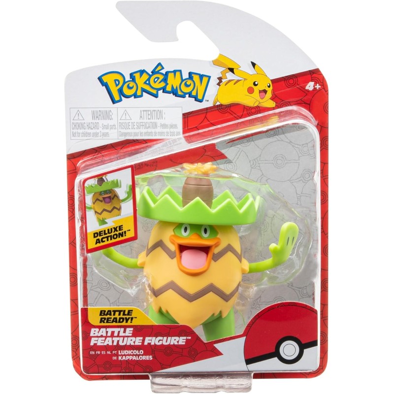 Rei Toys PK030304 Pokémon Battle Feature Figure Ludicolo da 11cm