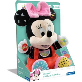 Clementoni 17304 Disney Baby Minnie Gioca e Impara Peluche Educativo Interattivo per Insegnare l'Alfabeto Numeri e Colori