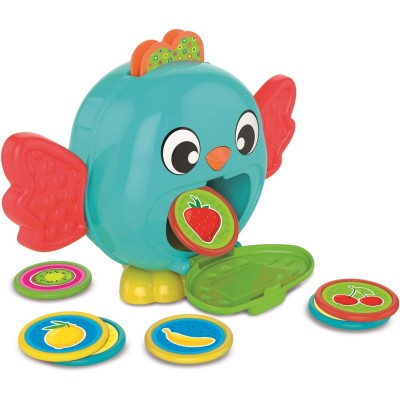 Clementoni 17494 Bird coins Box- Salvadanaio uccellino con metodo Montessori