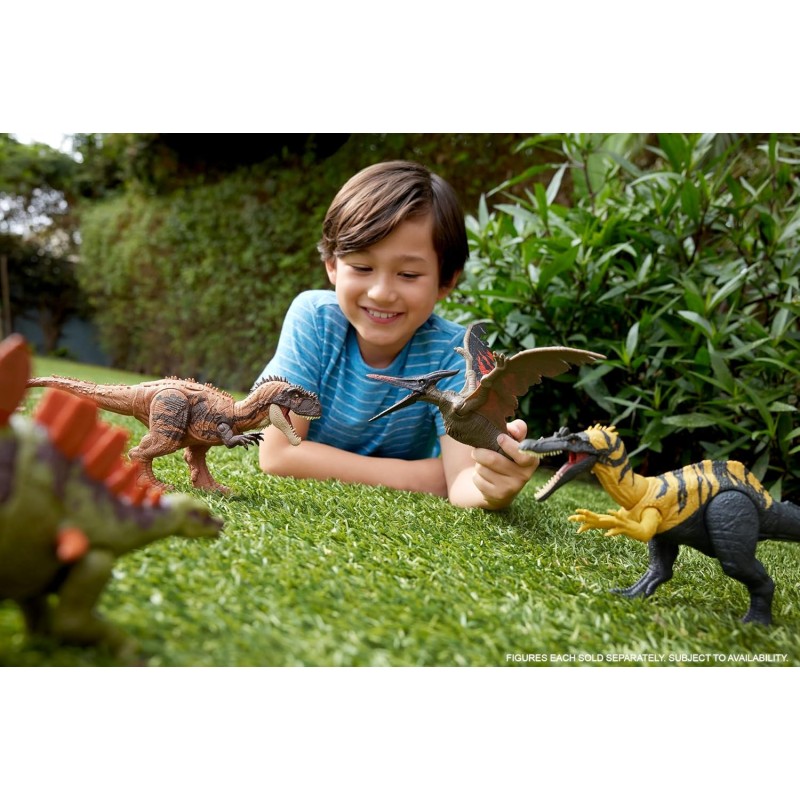 Mattel JCL65 Jurassic World - Ruggito Selvaggio Kentrosaurus da