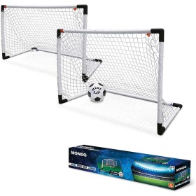 Mondo Toys 18014 Goal Post Set 2 Porta da Calcio per Bambini con Rete e Pallone Mini Ball INCLUSO Mondo Toys 18014 Goal Post Set 2 Porta da Calcio per Bambini con Rete e Pallone Mini Ball INCLUSO