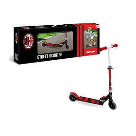 Mondo 28763 Monopattino AC Milan Scooter in Alluminio due ruote per bambini