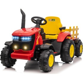Trattore Elettrico per Bambini 12V con Rimorchio - Maxi Trattore Cavalcabile