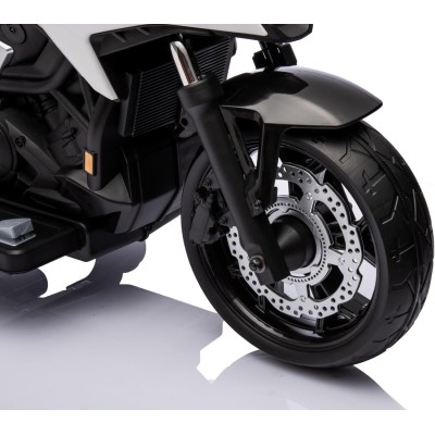 Moto Elettrica per Bambini Honda NC750X 12V Motocicletta con MP3 Accelleratore a Pedale Luci a LED e Suoni Integrati