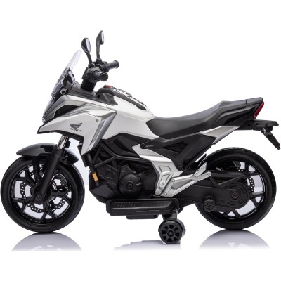 Moto Elettrica per Bambini Honda NC750X 12V Motocicletta con MP3 Accelleratore a Pedale Luci a LED e Suoni Integrati