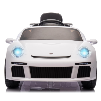 Macchina Elettrica per Bambini Porsche Ruf Ctr3 Telecomandata con Cintura di Sicurezza a 5 Punti Porte Apribili 12V