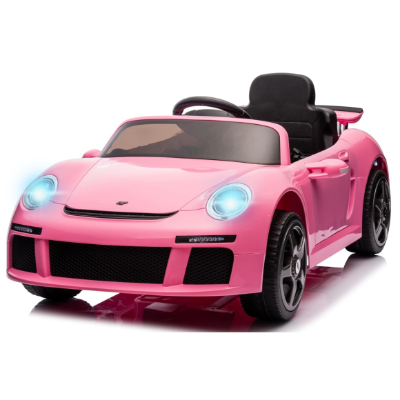 Macchina Elettrica per Bambini Porsche Ruf Ctr3 Telecomandata con Cintura di Sicurezza a 5 Punti Porte Apribili 12V