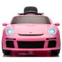 Macchina Elettrica per Bambini Porsche Ruf Ctr3 Telecomandata con Cintura di Sicurezza a 5 Punti Porte Apribili 12V