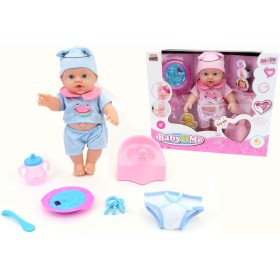 Maggio3 442433 Kidz Corner Mini bambolotti 20cm con accessori per la pappa- 2 versioni Maggio3 442433 Kidz Corner Mini bambolotti 20cm con accessori per la pappa- 2 versioni