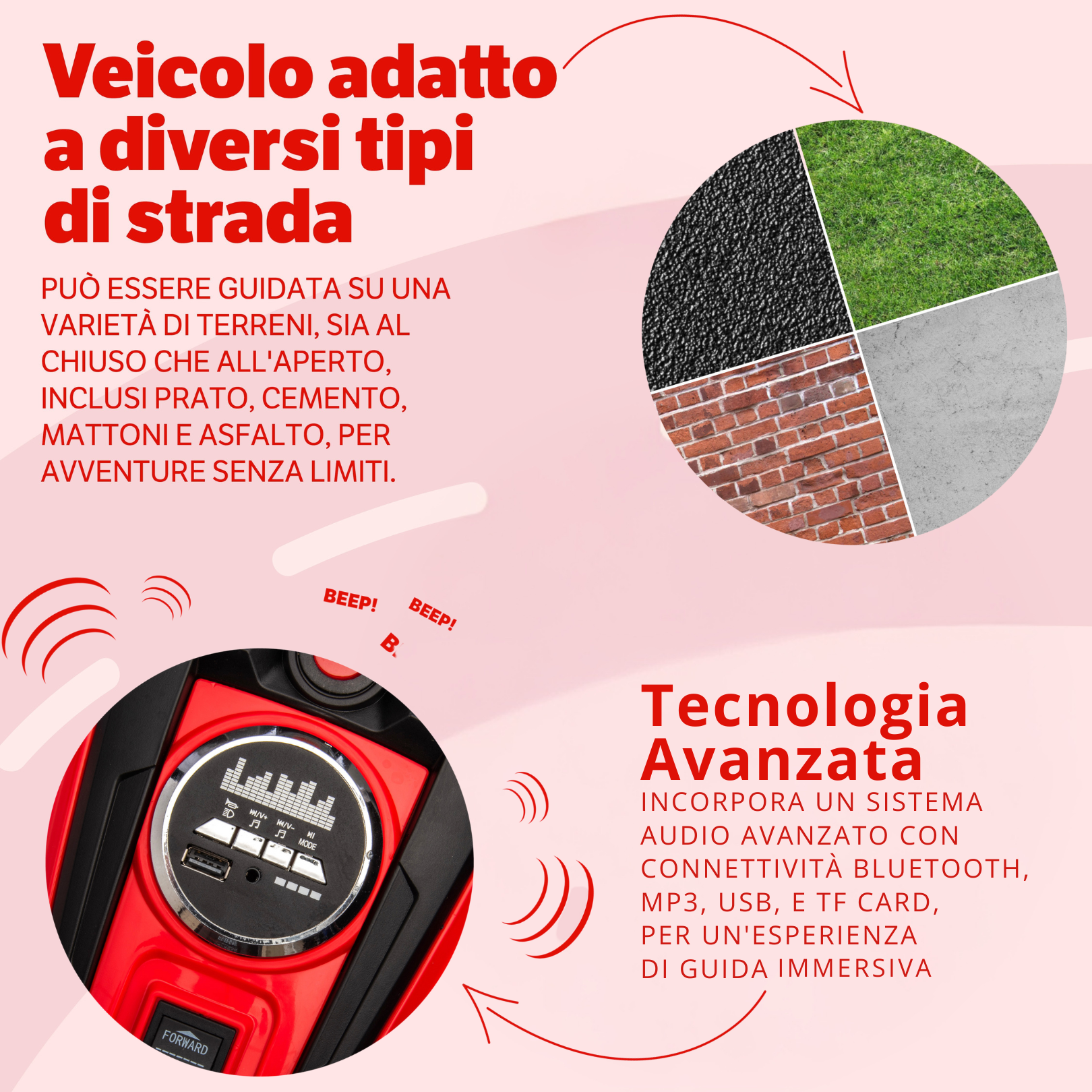 Moto Elettrica per Bambini Honda NC750X 12V Motocicletta con MP3 Accelleratore a - Foto 15 di 67