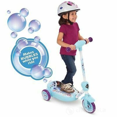 Mandelli 707300416 Monopattino Elettrico 3 Ruote Frozen con Bolle di sapone