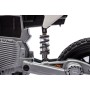 Moto Elettrica per Bambini 12V Super Cross Enduro con 2 Motori Potenti Acceleratore Manopola Ruote con Battistrada Bluetooth