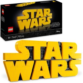LEGO Star Wars 75407 Logo Star Wars in Mattoncini Kit di Modellismo da Collezione dalla Cultura Pop