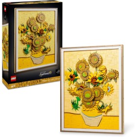 LEGO Art 31215 Vincent Van Gogh Girasoli Quadro Floreale 3D con Petali Mobili