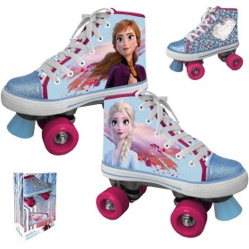 Mandelli 707400246 Disney Frozen II Pattini a rotelle con Paillettes girevoli numero 35-36