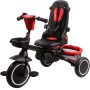 Triciclo Pieghevole Premier 6 in 1 per Bambini da 12 Mesi a 5 Anni Triciclo con Sedile Girevole e Reclinabile Peso Massimo 25 Kg