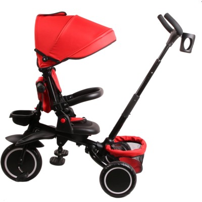 Triciclo Pieghevole Premier 6 in 1 per Bambini da 12 Mesi a 5 Anni Triciclo con Sedile Girevole e Reclinabile Peso Massimo 25 Kg