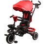 Triciclo Pieghevole Premier 6 in 1 per Bambini da 12 Mesi a 5 Anni Triciclo con Sedile Girevole e Reclinabile Peso Massimo 25 Kg