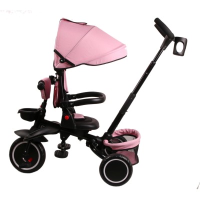 Triciclo Pieghevole Premier 6 in 1 per Bambini da 12 Mesi a 5 Anni Triciclo con Sedile Girevole e Reclinabile Peso Massimo 25 Kg