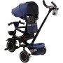Triciclo Pieghevole Premier 6 in 1 per Bambini da 12 Mesi a 5 Anni Triciclo con Sedile Girevole e Reclinabile Peso Massimo 25 Kg