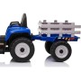 Trattore Elettrico 12V per Bambini Cavalcabile con Pala Meccanica Ruspa Scavatrice e Rimorchio
