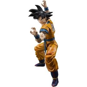 Bandai 2764090 TAMASHII NATIONS Dragon Ball Super Son Goku Super Hero Fig 14 cm SH Figuarts Re-Run