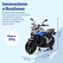Moto Elettrica per Bambini Honda NC750X 12V Motocicletta con MP3 Accelleratore a Pedale Luci a LED e Suoni Integrati