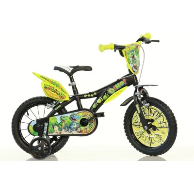 Dino Bikes 614-DSA Bicicletta Dinosauri 14 pollici per Bambini