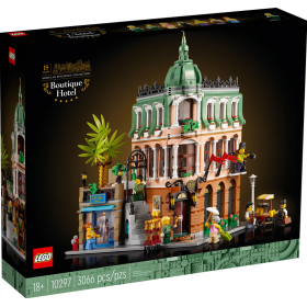 Lego Icons 10297 Boutique Hotel con dettagli autentici e 5 sezioni tra cui attico e terrazzo