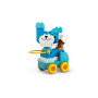 Lego Duplo 10448 Animali su ruote 3in1 Gioco Educativo per costruire un'Anatra o un Pesce o un Cane