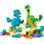 Lego Duplo 10451 Dinosauri su ruote 3in1 Gioco Educativo per costruire diversi tipi di dinosauri